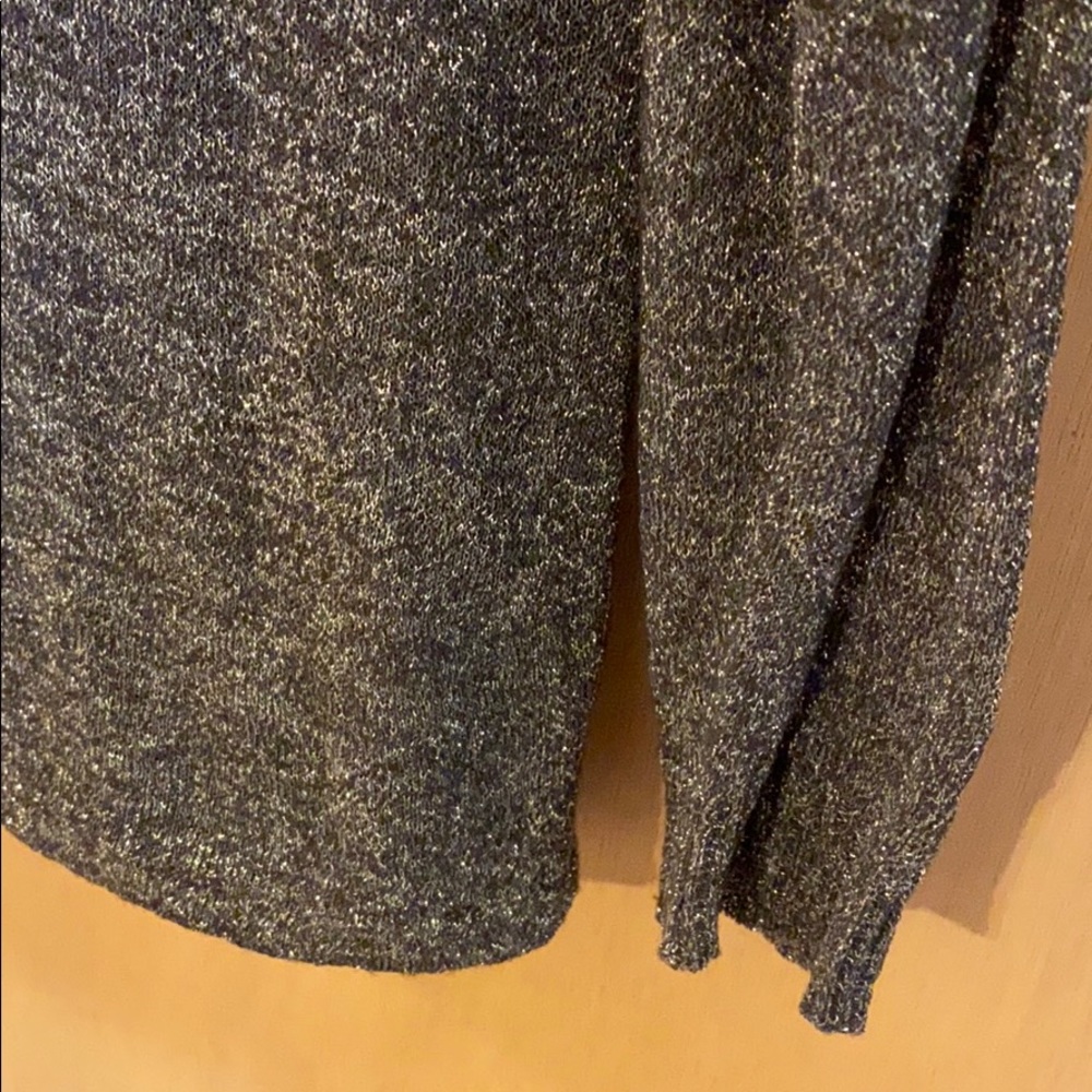 Escada Sumaira Double Layered Tunic Top Metallic M - Picture 7 of 8